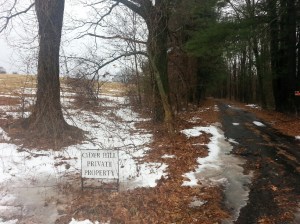 The beginning of the ascent